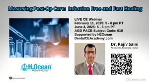 POST OPERATIVE CARE MANAGEMENT | Dental CE Academy