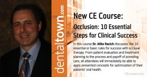 Occlusion: The 10 Essential Steps for Clinical Success by Dr. Mike Racich