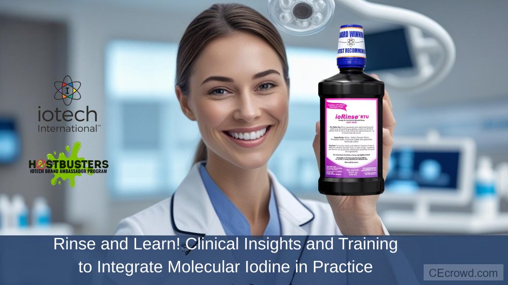 Rinse and Learn! Clinical Insights and Training to Integrate Molecular Iodine in Practice