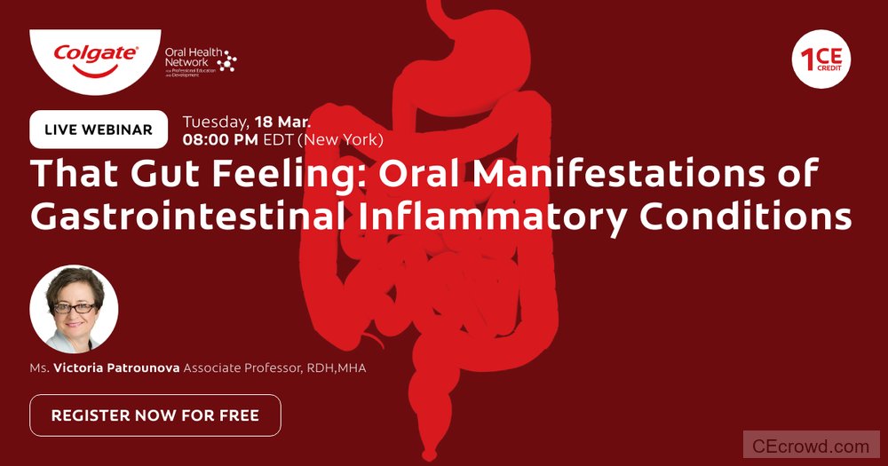 That Gut Feeling: Oral Manifestations of Gastrointestinal Inflammatory Conditions